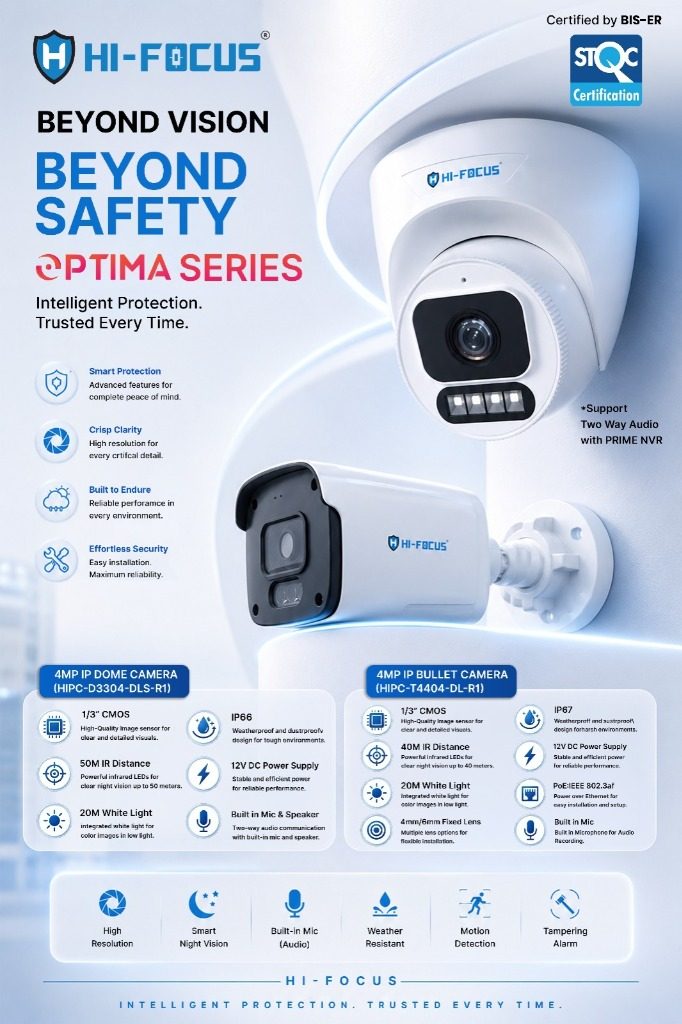 HI-FOCUS Optima Series 4MP IP Surveillance Suite